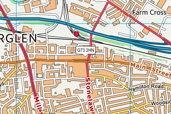 G73 2HN map - OS VectorMap District (Ordnance Survey) G73 2HN map - OS VectorMap District (Ordnance Survey)