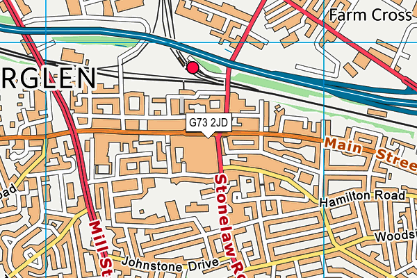 G73 2JD map - OS VectorMap District (Ordnance Survey) G73 2JD map - OS VectorMap District (Ordnance Survey)