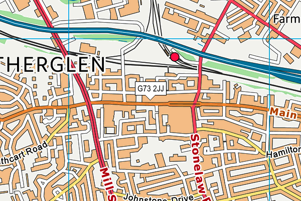 G73 2JJ map - OS VectorMap District (Ordnance Survey) G73 2JJ map - OS VectorMap District (Ordnance Survey)