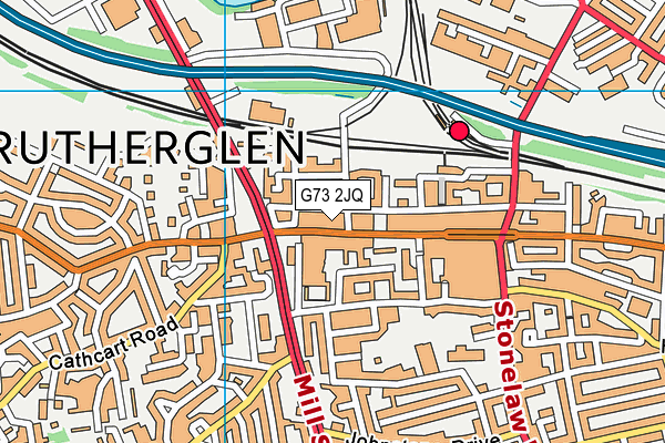 G73 2JQ map - OS VectorMap District (Ordnance Survey) G73 2JQ map - OS VectorMap District (Ordnance Survey)