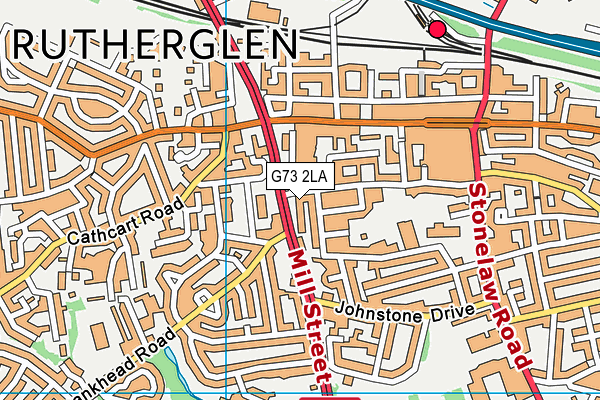 G73 2LA map - OS VectorMap District (Ordnance Survey) G73 2LA map - OS VectorMap District (Ordnance Survey)