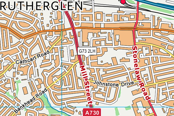 G73 2LH map - OS VectorMap District (Ordnance Survey) G73 2LH map - OS VectorMap District (Ordnance Survey)
