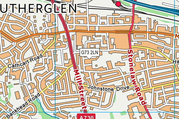 G73 2LN map - OS VectorMap District (Ordnance Survey) G73 2LN map - OS VectorMap District (Ordnance Survey)