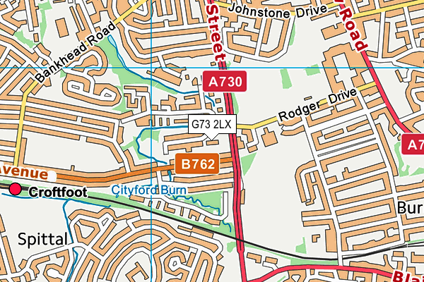 G73 2LX map - OS VectorMap District (Ordnance Survey) G73 2LX map - OS VectorMap District (Ordnance Survey)