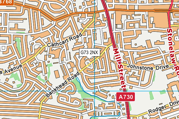 G73 2NX map - OS VectorMap District (Ordnance Survey) G73 2NX map - OS VectorMap District (Ordnance Survey)