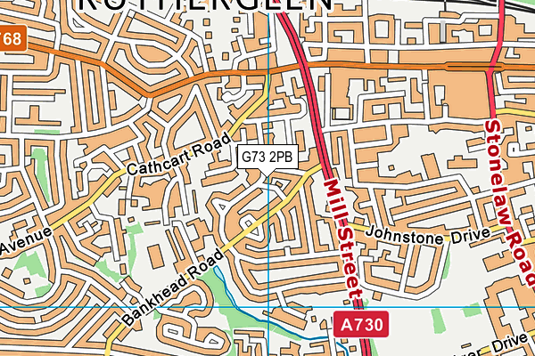 G73 2PB map - OS VectorMap District (Ordnance Survey) G73 2PB map - OS VectorMap District (Ordnance Survey)
