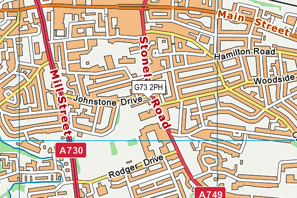 G73 2PH map - OS VectorMap District (Ordnance Survey) G73 2PH map - OS VectorMap District (Ordnance Survey)