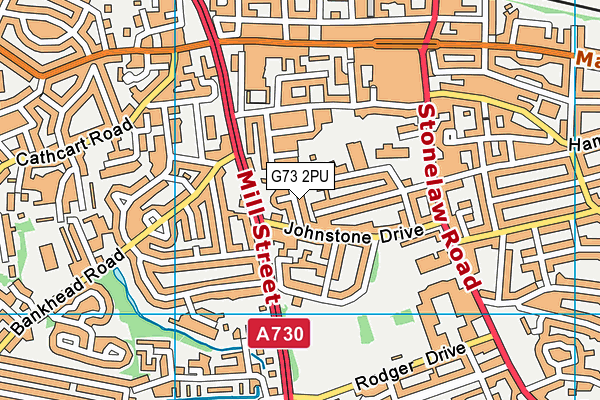 G73 2PU map - OS VectorMap District (Ordnance Survey) G73 2PU map - OS VectorMap District (Ordnance Survey)