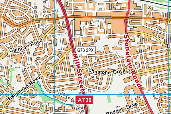 G73 2PX map - OS VectorMap District (Ordnance Survey) G73 2PX map - OS VectorMap District (Ordnance Survey)
