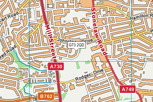 G73 2QD map - OS VectorMap District (Ordnance Survey) G73 2QD map - OS VectorMap District (Ordnance Survey)