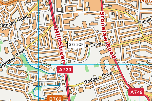 G73 2QF map - OS VectorMap District (Ordnance Survey) G73 2QF map - OS VectorMap District (Ordnance Survey)
