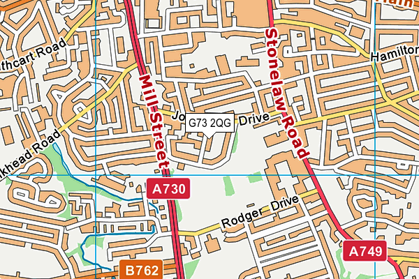 G73 2QG map - OS VectorMap District (Ordnance Survey) G73 2QG map - OS VectorMap District (Ordnance Survey)