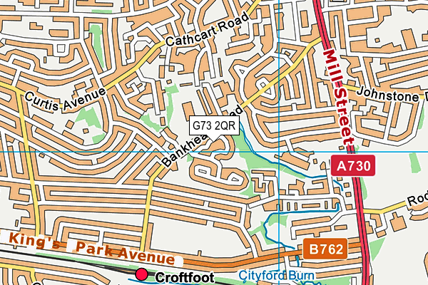 G73 2QR map - OS VectorMap District (Ordnance Survey) G73 2QR map - OS VectorMap District (Ordnance Survey)