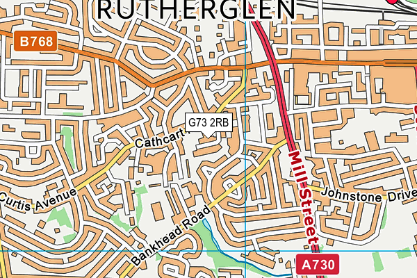 G73 2RB map - OS VectorMap District (Ordnance Survey) G73 2RB map - OS VectorMap District (Ordnance Survey)