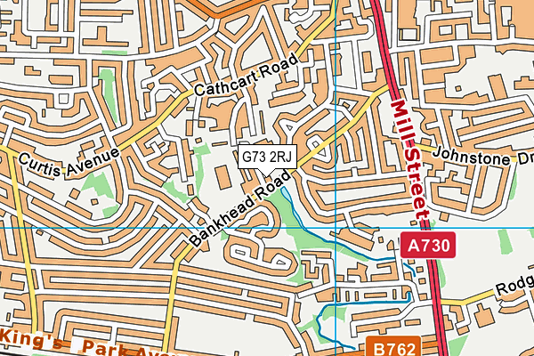 G73 2RJ map - OS VectorMap District (Ordnance Survey) G73 2RJ map - OS VectorMap District (Ordnance Survey)
