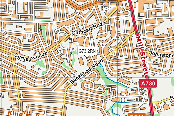 G73 2RN map - OS VectorMap District (Ordnance Survey) G73 2RN map - OS VectorMap District (Ordnance Survey)