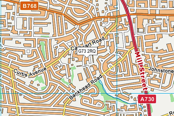 G73 2RQ map - OS VectorMap District (Ordnance Survey) G73 2RQ map - OS VectorMap District (Ordnance Survey)