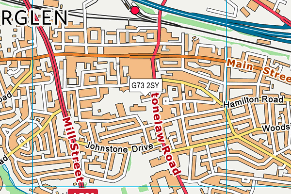 G73 2SY map - OS VectorMap District (Ordnance Survey) G73 2SY map - OS VectorMap District (Ordnance Survey)