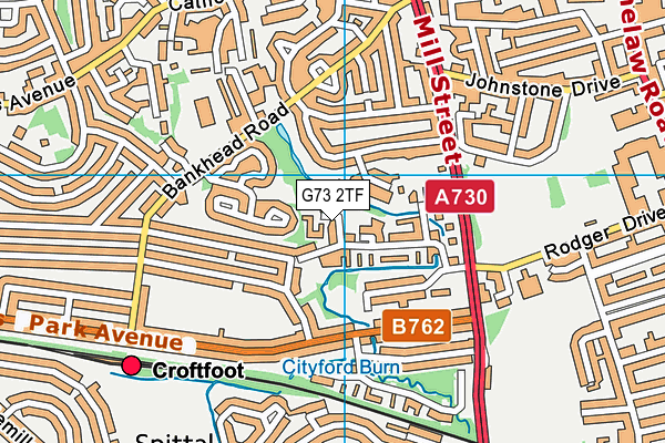 G73 2TF map - OS VectorMap District (Ordnance Survey) G73 2TF map - OS VectorMap District (Ordnance Survey)