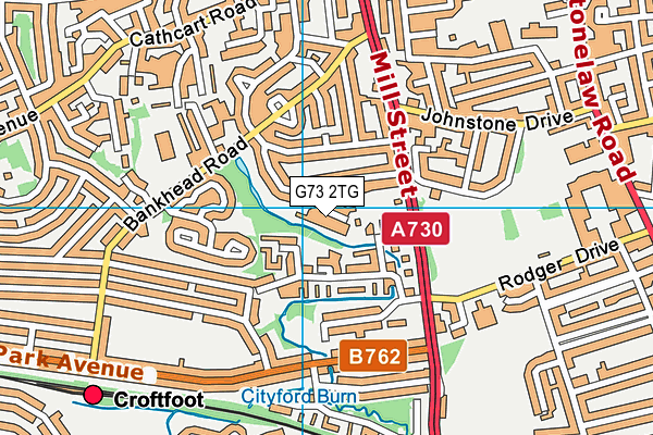 G73 2TG map - OS VectorMap District (Ordnance Survey) G73 2TG map - OS VectorMap District (Ordnance Survey)