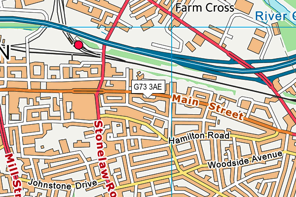 G73 3AE map - OS VectorMap District (Ordnance Survey) G73 3AE map - OS VectorMap District (Ordnance Survey)
