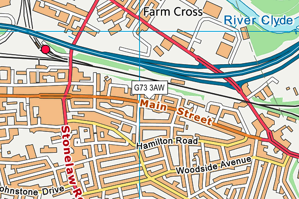 G73 3AW map - OS VectorMap District (Ordnance Survey) G73 3AW map - OS VectorMap District (Ordnance Survey)