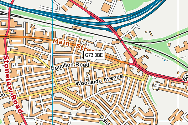 G73 3BE map - OS VectorMap District (Ordnance Survey) G73 3BE map - OS VectorMap District (Ordnance Survey)
