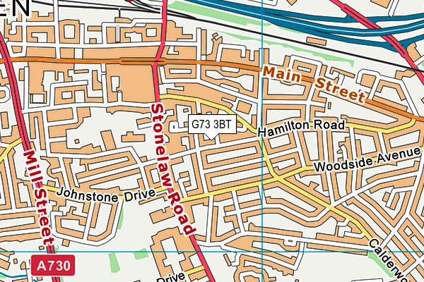 G73 3BT map - OS VectorMap District (Ordnance Survey) G73 3BT map - OS VectorMap District (Ordnance Survey)