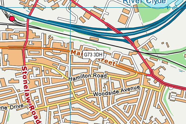 G73 3DH map - OS VectorMap District (Ordnance Survey) G73 3DH map - OS VectorMap District (Ordnance Survey)