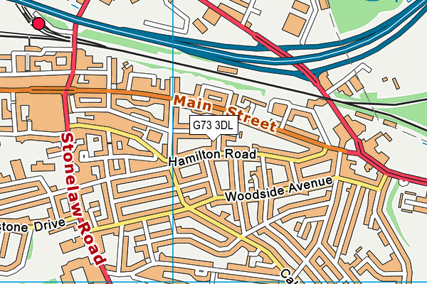 G73 3DL map - OS VectorMap District (Ordnance Survey) G73 3DL map - OS VectorMap District (Ordnance Survey)
