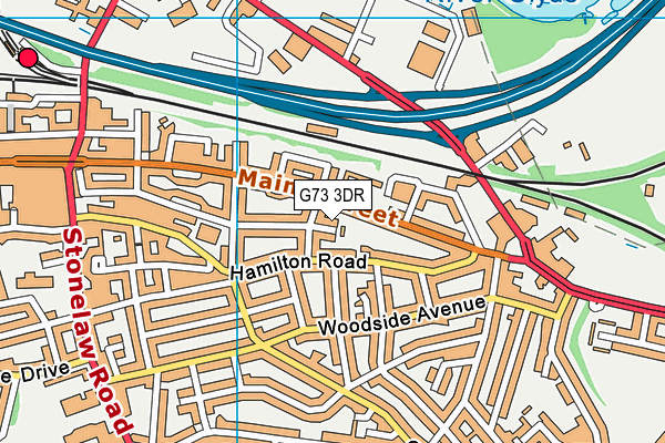 G73 3DR map - OS VectorMap District (Ordnance Survey) G73 3DR map - OS VectorMap District (Ordnance Survey)