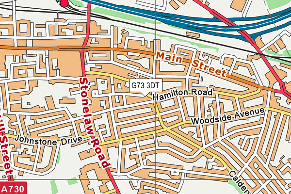 G73 3DT map - OS VectorMap District (Ordnance Survey) G73 3DT map - OS VectorMap District (Ordnance Survey)