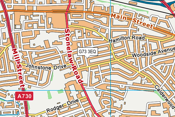 G73 3EQ map - OS VectorMap District (Ordnance Survey) G73 3EQ map - OS VectorMap District (Ordnance Survey)