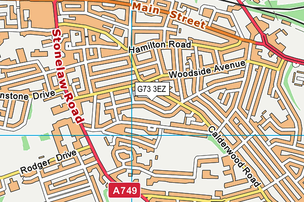 G73 3EZ map - OS VectorMap District (Ordnance Survey) G73 3EZ map - OS VectorMap District (Ordnance Survey)