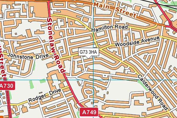 G73 3HA map - OS VectorMap District (Ordnance Survey) G73 3HA map - OS VectorMap District (Ordnance Survey)