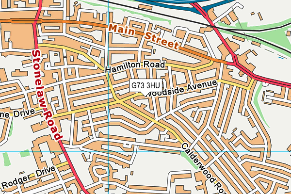 G73 3HU map - OS VectorMap District (Ordnance Survey) G73 3HU map - OS VectorMap District (Ordnance Survey)
