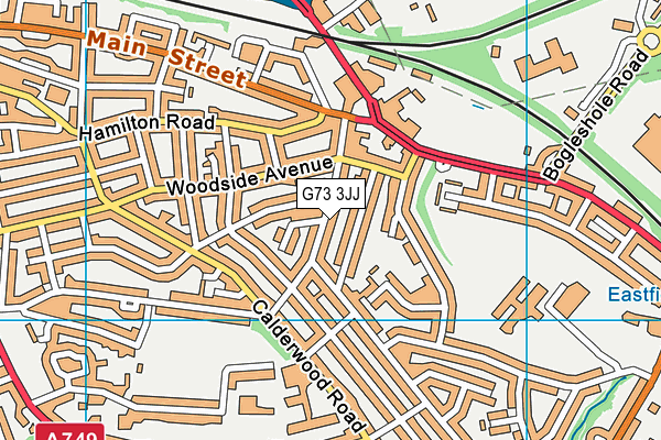 G73 3JJ map - OS VectorMap District (Ordnance Survey) G73 3JJ map - OS VectorMap District (Ordnance Survey)