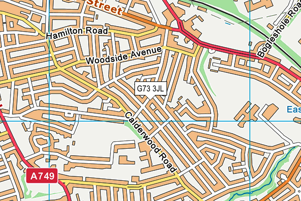 G73 3JL map - OS VectorMap District (Ordnance Survey) G73 3JL map - OS VectorMap District (Ordnance Survey)
