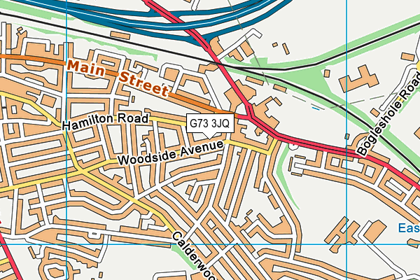 G73 3JQ map - OS VectorMap District (Ordnance Survey)