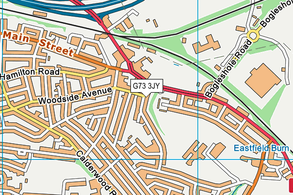 G73 3JY map - OS VectorMap District (Ordnance Survey) G73 3JY map - OS VectorMap District (Ordnance Survey)
