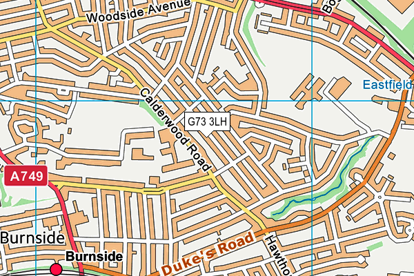 G73 3LH map - OS VectorMap District (Ordnance Survey) G73 3LH map - OS VectorMap District (Ordnance Survey)