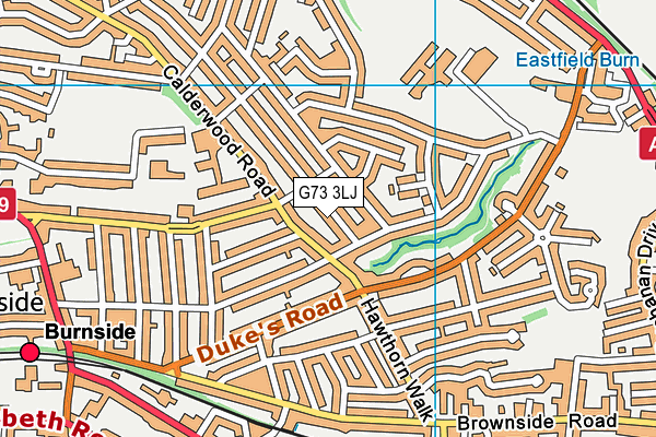 G73 3LJ map - OS VectorMap District (Ordnance Survey) G73 3LJ map - OS VectorMap District (Ordnance Survey)