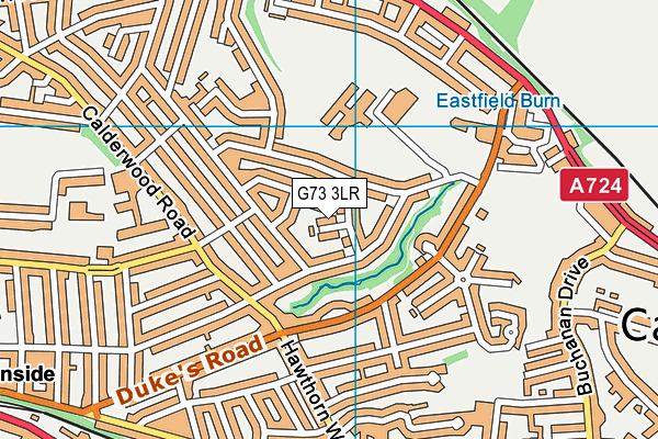 G73 3LR map - OS VectorMap District (Ordnance Survey) G73 3LR map - OS VectorMap District (Ordnance Survey)