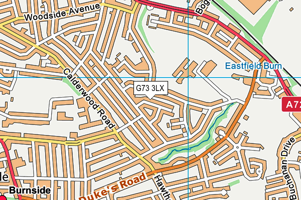 G73 3LX map - OS VectorMap District (Ordnance Survey) G73 3LX map - OS VectorMap District (Ordnance Survey)