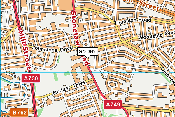 G73 3NY map - OS VectorMap District (Ordnance Survey) G73 3NY map - OS VectorMap District (Ordnance Survey)