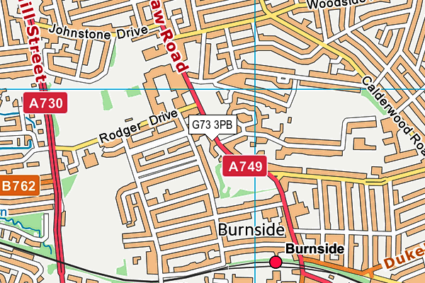 G73 3PB map - OS VectorMap District (Ordnance Survey) G73 3PB map - OS VectorMap District (Ordnance Survey)