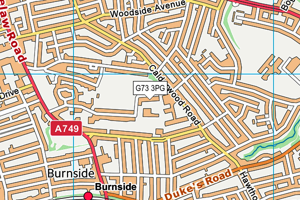 G73 3PG map - OS VectorMap District (Ordnance Survey) G73 3PG map - OS VectorMap District (Ordnance Survey)