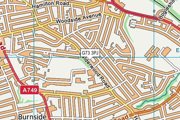 G73 3PJ map - OS VectorMap District (Ordnance Survey) G73 3PJ map - OS VectorMap District (Ordnance Survey)