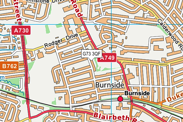 G73 3QF map - OS VectorMap District (Ordnance Survey) G73 3QF map - OS VectorMap District (Ordnance Survey)