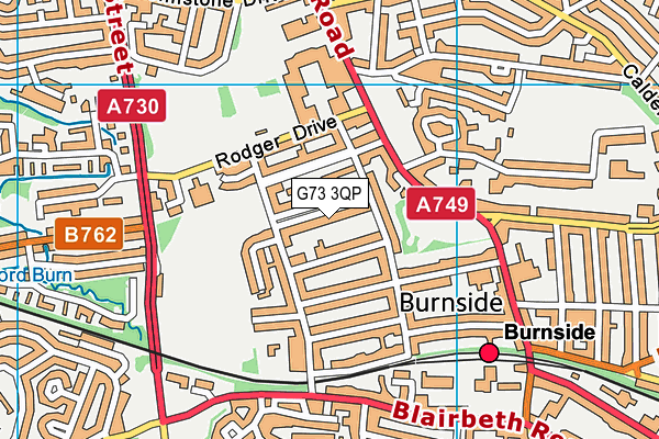 G73 3QP map - OS VectorMap District (Ordnance Survey) G73 3QP map - OS VectorMap District (Ordnance Survey)